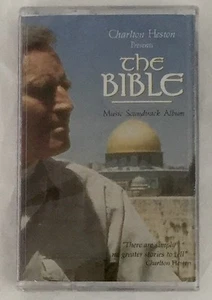 Charlton Heston Presents The Bible Music Soundtrack Cassette - Picture 1 of 3