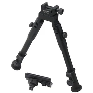 CCOP 7"" bis 9"" verstellbar klappbar Picatinny Zweibein mit drehbarem Nietenadapter BP-59S - Bild 1 von 7