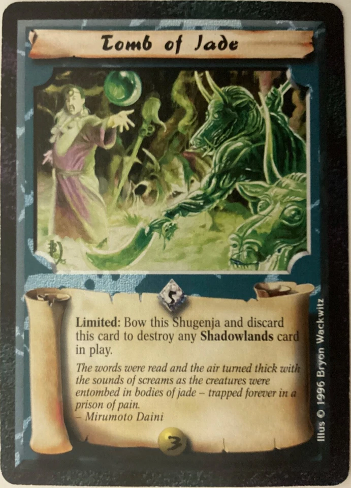 Legend Five Rings CCG Shadowlands Tomb of Jade Common MINT AEG - Image 1 of 1