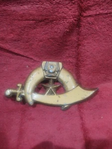 Emblema de colección logotipo de metal de los Shriners espada estrella luna creciente - Imagen 1 de 3