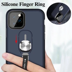 Si Mai mehrfarbig Silikon - Handyhülle Halter Ständer für Apple iPhone 12 Pro - Bild 1 von 8