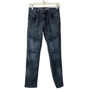 Girl's Arizona Jeans Co. Blue Denim Biker Jeans Size 16 Slim - Picture 1 of 11