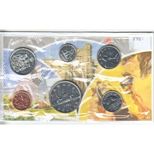 1981 Canada Prooflike Uncirculated Set of coins - Bild 1 von 1