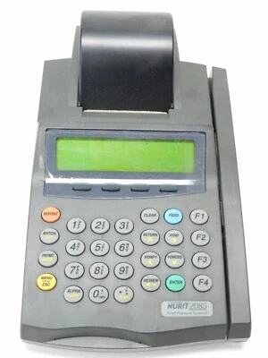 Máquina de tarjetas de crédito terminal de pago con tarjeta Lipman NURIT 2085  Foto 1 de 4