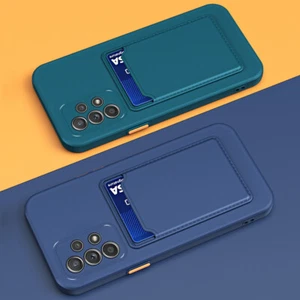 Card Holder Slot Phone Case Cover For Samsung Galaxy A17 A25 A35 A55 A16 A36 A54 - Picture 1 of 37