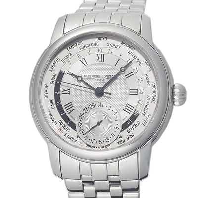 Frederique Constant Classic Worldtimer FC-718MC4H6B TO210966 - Image 1 of 4