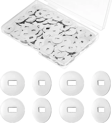 500 Pcs Brass Washers Brads Paper Fastener Metal Brass Fasteners Mini Brads for - Image 1 of 4