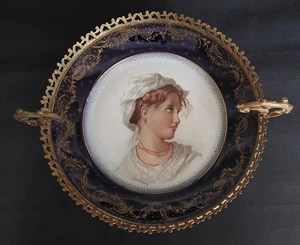 Porzellan Schale Gustave Asch Tours Ende 19. Jh. - Bild 1 von 9