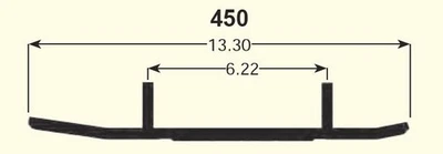 Sports Parts Inc Slasher Six60 Runners for 2004 Ski-Doo Elite Snowmobile - Изображение 1 из 2
