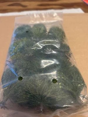 Konvolut 6 Tannen 12cm und  4 Laubbäume 10cm, Landschaftsbau  Modellbahn H0, OVP - Bild 1 von 2