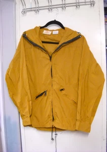 Vintage Kelty Wind Breaker Rain Jacket Zip Up Golden Brown Size XS Hiking - Picture 1 of 8
