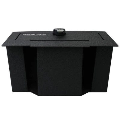 Caja de seguridad segura para consola central Black Horse ajuste negro Ram 1500 2011-2018 Foto 1 de 4