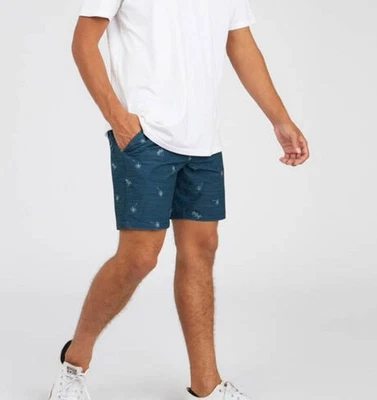 $60 Billabong Sundays Layback Reciclador Talla S Palmera Estampado Tablero Corto Foto 1 de 4