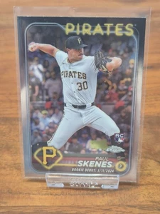 2024 Topps Chrome Update Paul Skenes Pittsburgh Pirates #USC27 Rookie-Karte - Bild 1 von 2