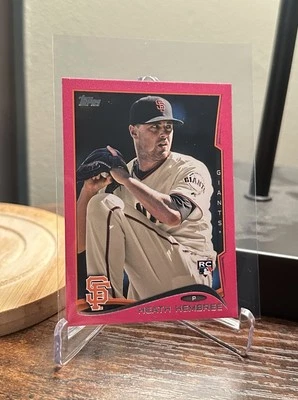 Heath Hembree 2014 Topps Mini - Pink BCA Parallel  #’d /25 #249 (RC) SF Giants - Image 1 of 3