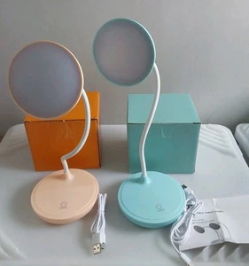 QVC HOME SFIXX Rechargeable Flexi Lamps 2 Pack 2 Table Lamp 2 USB CHARGING CABLE - Picture 1 of 4