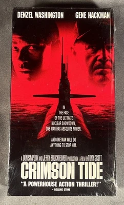 Crimson Tide (Slipsleeve VHS, 1995) Brand New - SEALED - Free Shipping - Image 1 of 4