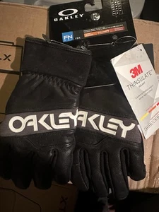 Oakley Mens Factory Winter Gloves 2.0, Black, Size LARGE BNWT $80 - Picture 1 of 2
