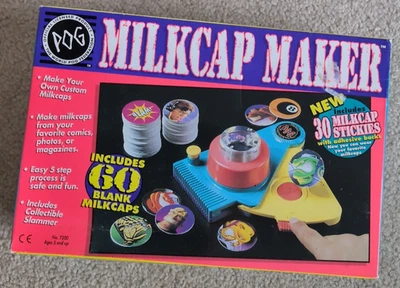 POG Milkcap Maker 1995 CAP Toys Inc #7200 Instructions collectible slammer Vtg - Image 1 of 4