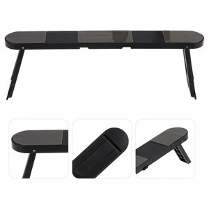 1pc Plastic Laptop Stand Folding Laptop Support Heightened Laptop PC Holder - Zdjęcie 1 z 12