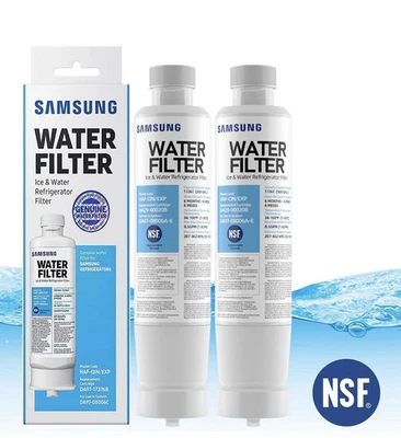 New 2 PACK Genuine Samsung DA29-00020B HAF-CIN/EXP Refrigerator Water Filter US - Image 1 of 4