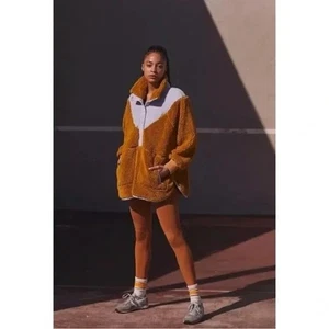 Free People Movement Gr. Small Fall to Rise Quarter Zip Sherpa Fleece Pullover  - Bild 1 von 12