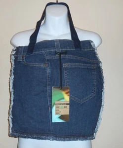 DKNY Jeans DKNY Soho Denim Jean Tote Handbag Beach Bag Book Bag Diaper Bag NWT - Picture 1 of 3