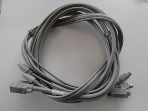 Juego de cables HP J1463A (VGA + teclado + ratón) longitud aprox. 3,50m *Usado* - Imagen 1 de 1