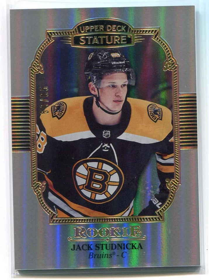 2019-20 Upper Deck Stature Portrait 104 Jack Studnicka Rookie 59/85 - Image 1 of 1