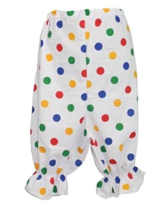 Childs Multicoloured Polka Dot Children in Need Pudsey Spot Bloomers Fancy Dress - Picture 1 of 1