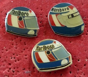 SET 3 PINS F1 FORMULA ONE HELM PILOT GERHARD BERGER - Bild 1 von 1