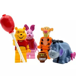 Winnie the Pooh Mini-Figure Pooh Bear Piglet Tigger Action Cute Minifigures - Picture 1 of 13