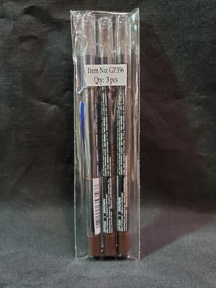 LA GIRL Glide Pencil - Brown by L.A. Girl - GP356 Brown - NEW (3 Pack) - Image 1 of 1