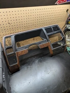 1989-92 Ford Ranger Bronco II WOODGRAIN Instrument Cluster Dash Bezel #2721 - Picture 1 of 13