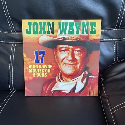 17 John Wayne Movies On 5 D DVD’S Foto 1 de 2