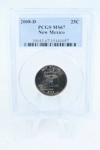 2008-D PCGS MS67 New Mexico State Quarter Business Strike 25C - Picture 1 of 2