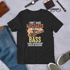 Men/Women Funny Guitar Player Bassist I Don't Make Mistakes Playing Bass t-shirt