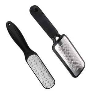 2 Pcs Foot Scrubber Scraper Foot File Stainless Steel Foot Rasp - Picture 1 of 11