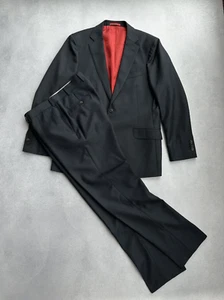 Vintage SuitSupply Navy Sienna Man Classic Luxury Suit Blazer & Pants Sz 50 - Picture 1 of 15