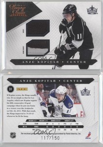 2010-11 Panini Luxury Suite Jersey Jersey/Prime Jersey /150 Anze Kopitar #31