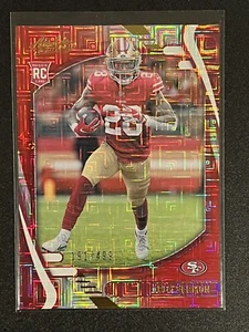Trey Sermon 2021 Panini Absolute Red Squares SP /499 Parallel Rookie Card - Picture 1 of 2