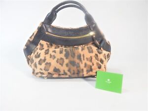KATE SPADE Faux Fur Leopard Leather Bag NWT and Dust bag 
