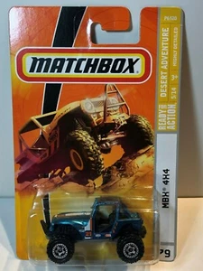 MATCHBOX MB79 MBX 4X4 METALLIC CHROME BLUE "21" - Picture 1 of 2