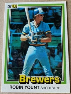 ROBIN YOUNT HOF 1981 DONRUSS Card #323 NM-MT Condition - Picture 1 of 2