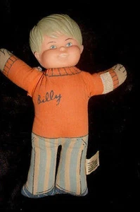 Rare-Vtg-60s-70s-Billy-Ronald Company-Stuffed Toy doll - Picture 1 of 1