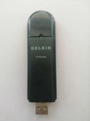 Belkin F5D8053 v3 WiFi N Wireless USB Adapter for Laptop to Connect Internet - Image 1 of 4