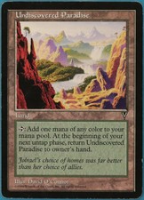 Undiscovered Paradise Visions PLD Land Rare MAGIC MTG CARD (ID# 214526) ABUGames