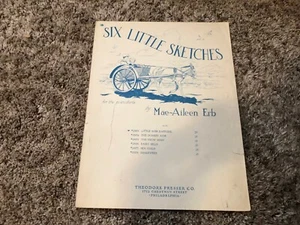 Vintage 1938 Little Miss Daffodil for pianoforte - Six Little Sketches - Imagen 1 de 3