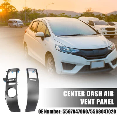 Pair Center Dash A/C Outlet Vent Trim Panel for Toyota Prius 04-09 No.5567047060 - Image 1 of 4