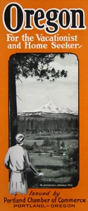 Vintage Oregon Travel Brochure Illustrated Home Seekers Vacation Mt Hood 1930s - Picture 1 of 9